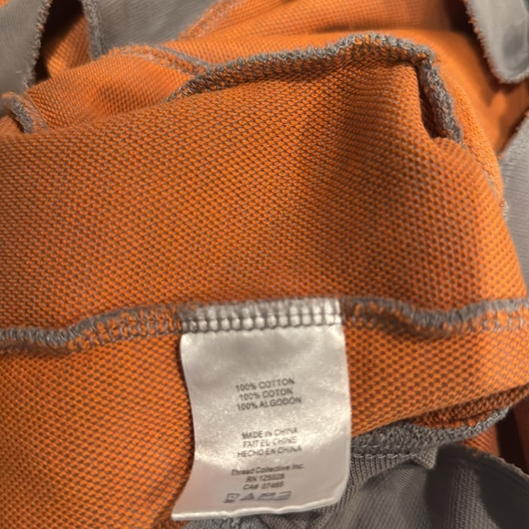 Psycho Bunny Zip up Gray Hoodie with Orange Accents size 4(small) pre owned - Picture 7 of 10